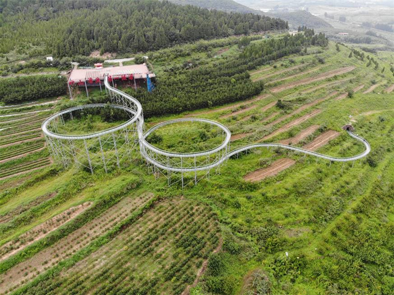 山东诸城竹山景区玻璃漂流